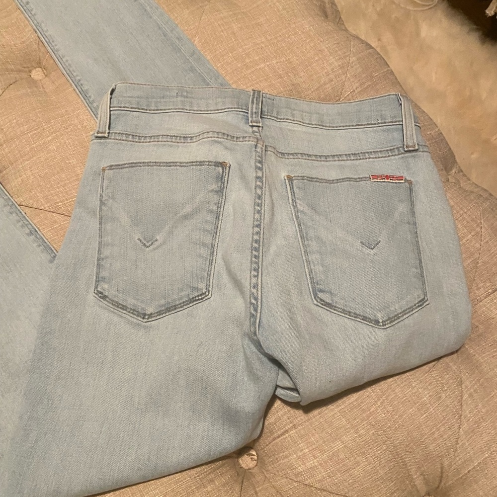 Hudson Nico Mid-rise Light Wash Skinny Ankle jeans